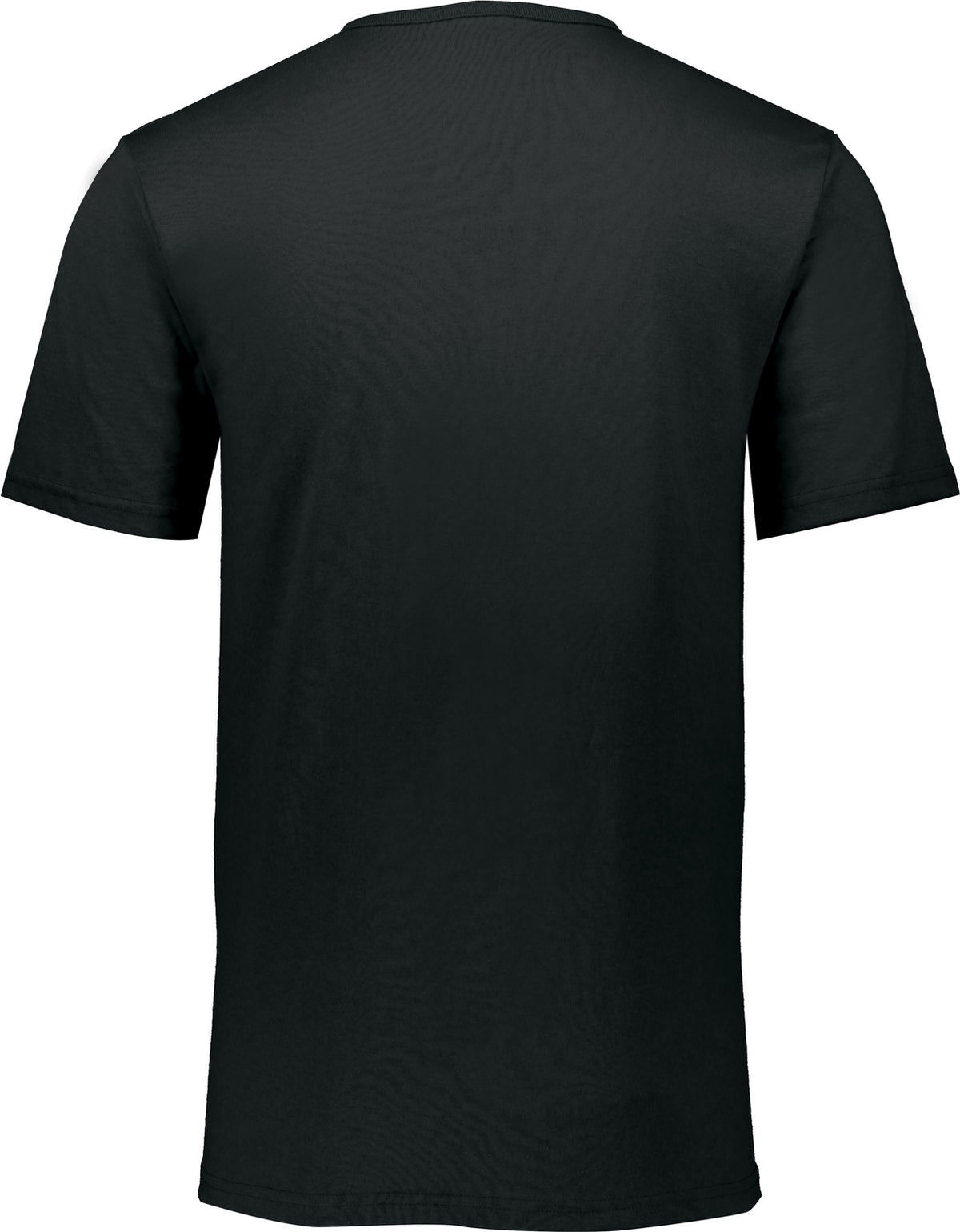 Rear View of BLACK ADULT TWO-BUTTON BASEBALL