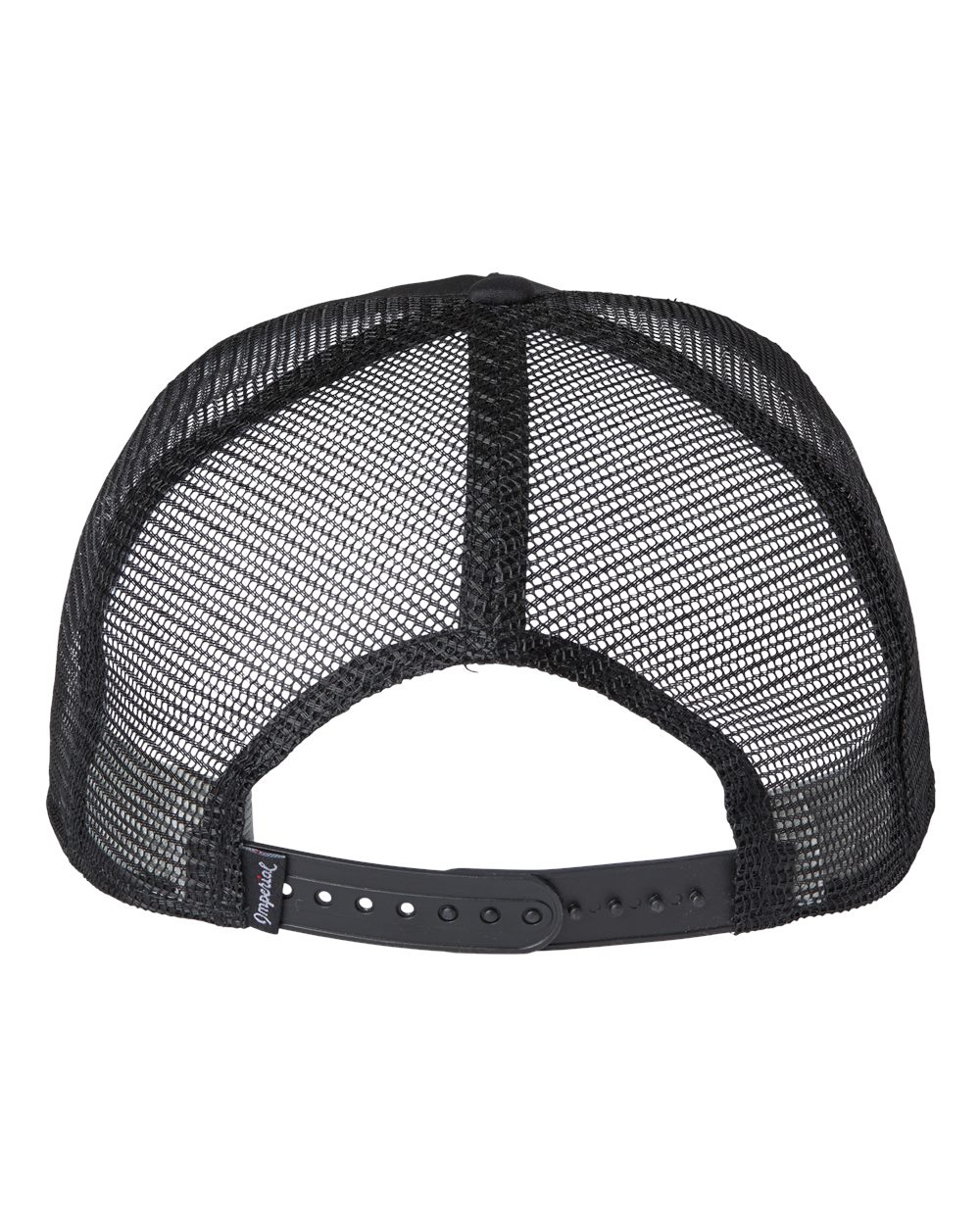 Front View of Black/ Black/ Black The Rabble Rouser Cap - 5055