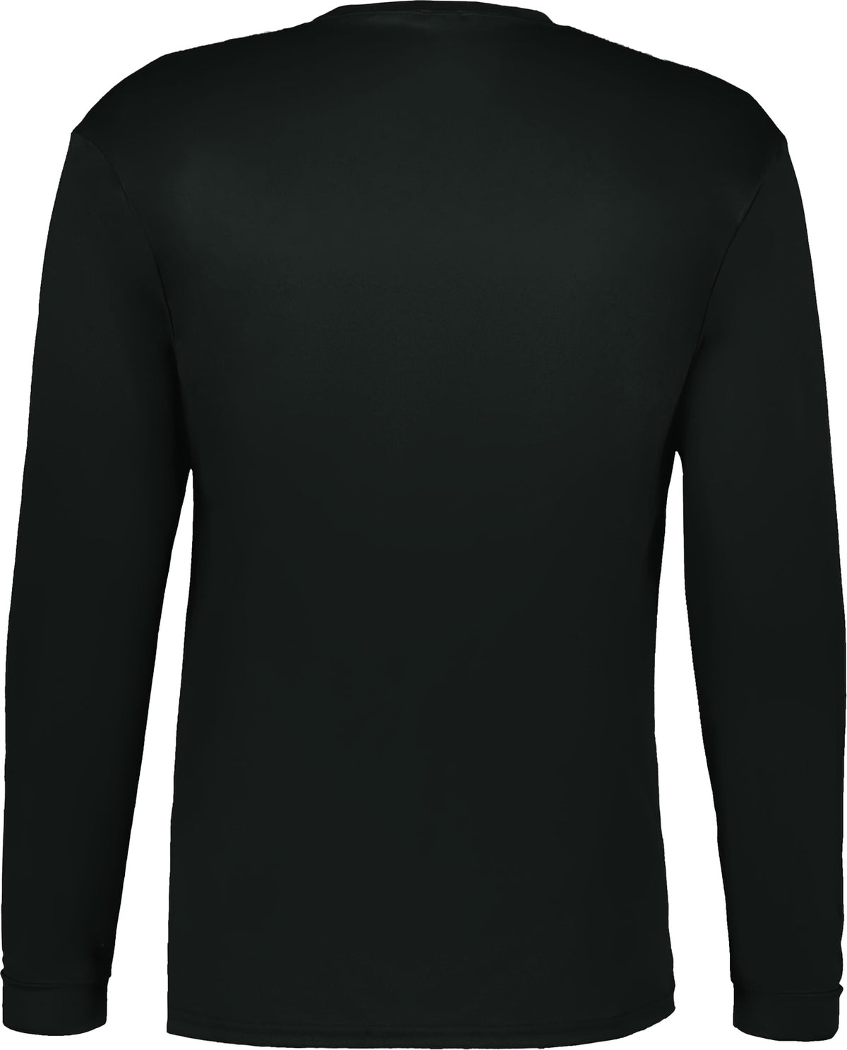 Rear View of BLACK C2 L/S TEE