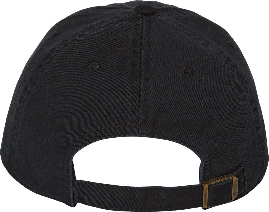 Front View of Black Clean Up Cap - 4700