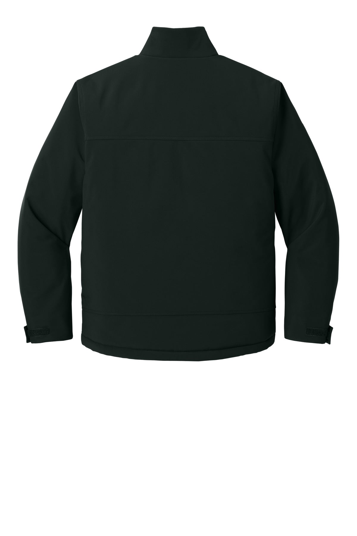 Front View of Black CornerStone Insulated Workwear Soft Shell CSJ75