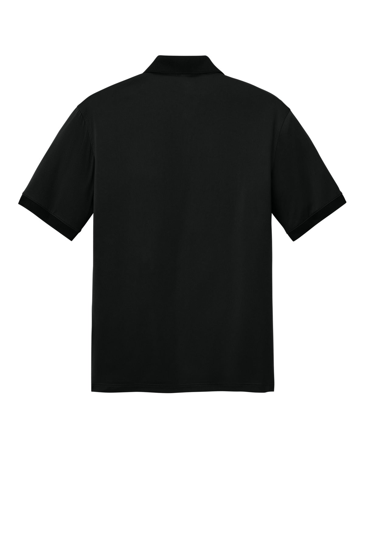 Front View of Black CornerStone Tall Workwear Pro Polo TLCS450