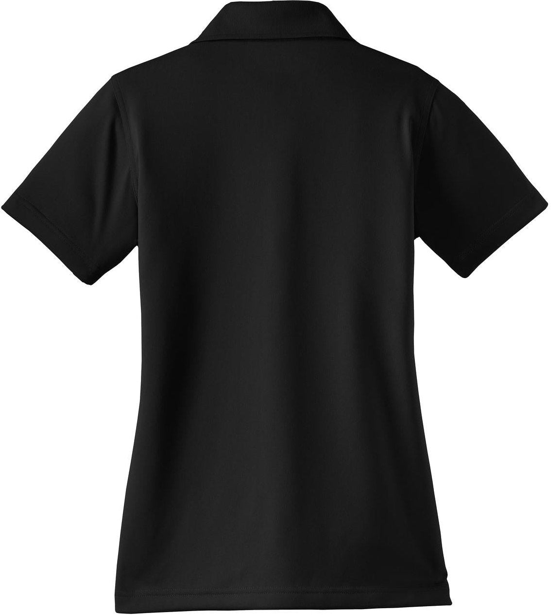 Front View of Black CornerStone Women's Select Snag-Proof Polo. CS413
