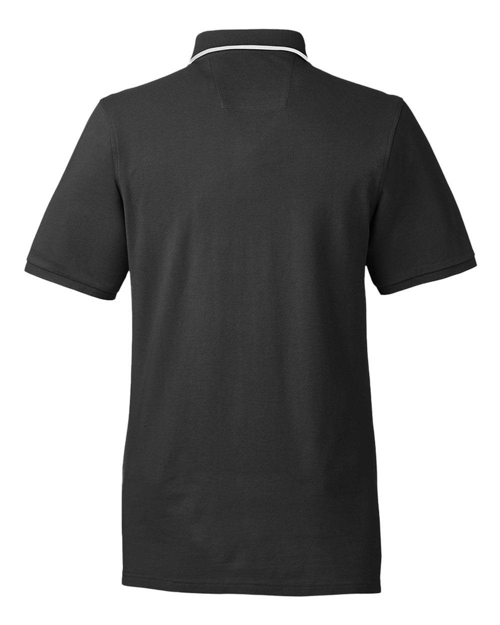 Front View of Black Deck Polo - N17165
