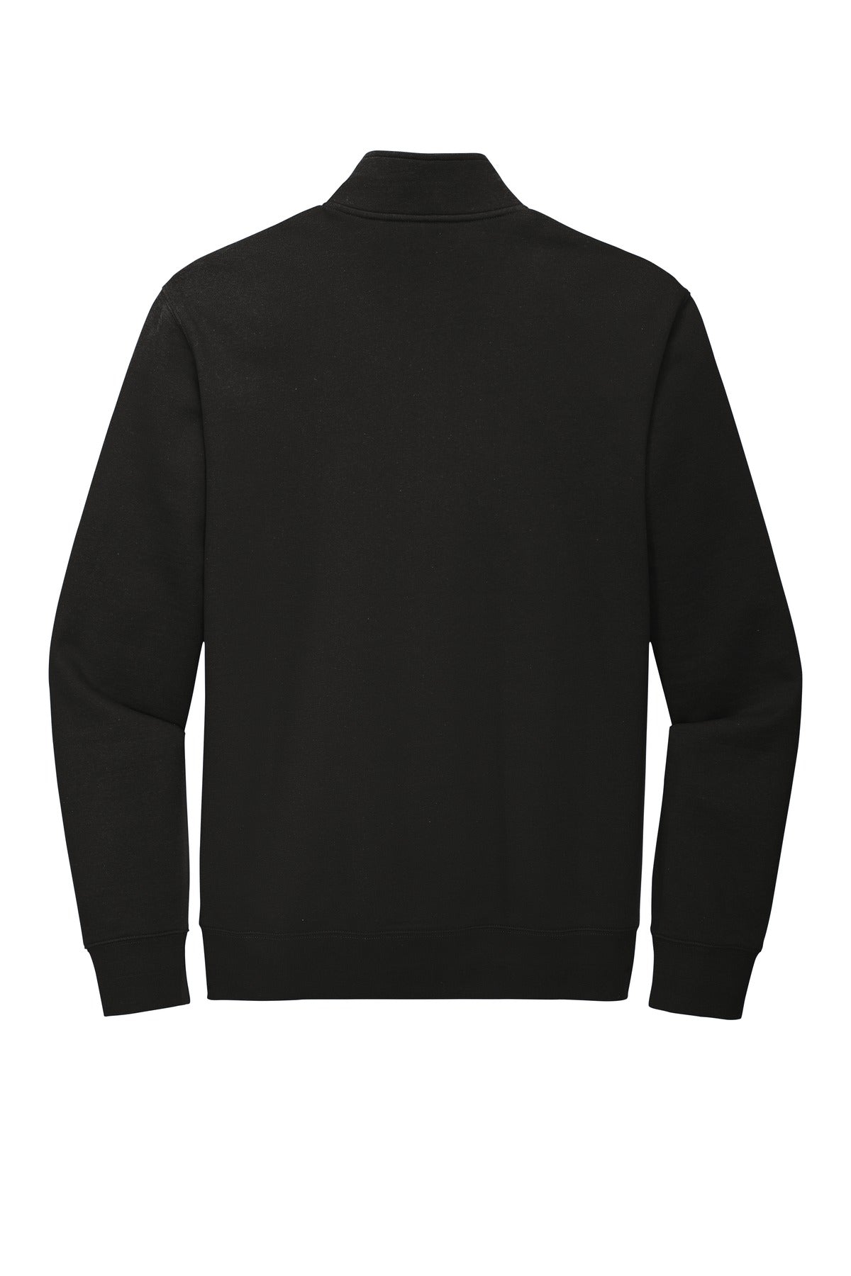Front View of Black District V.I.T. Fleece 1/4-Zip DT6106