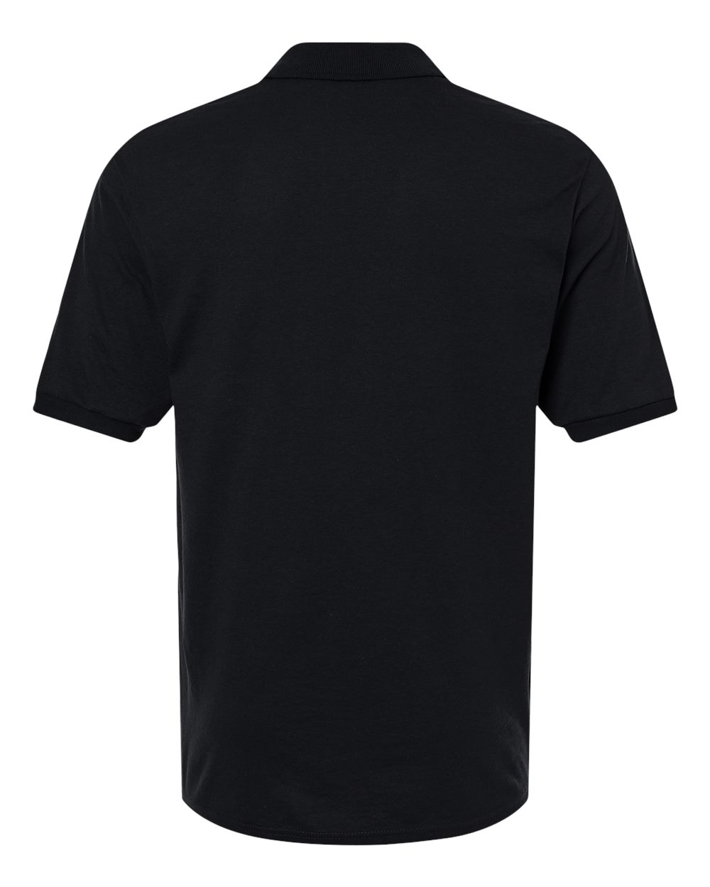 Front View of Black Dri-Power® Polo - 437R