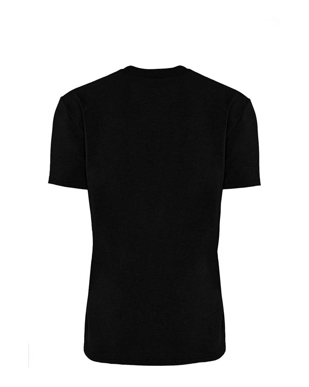Front View of Black Eco Performance T-Shirt - 4210