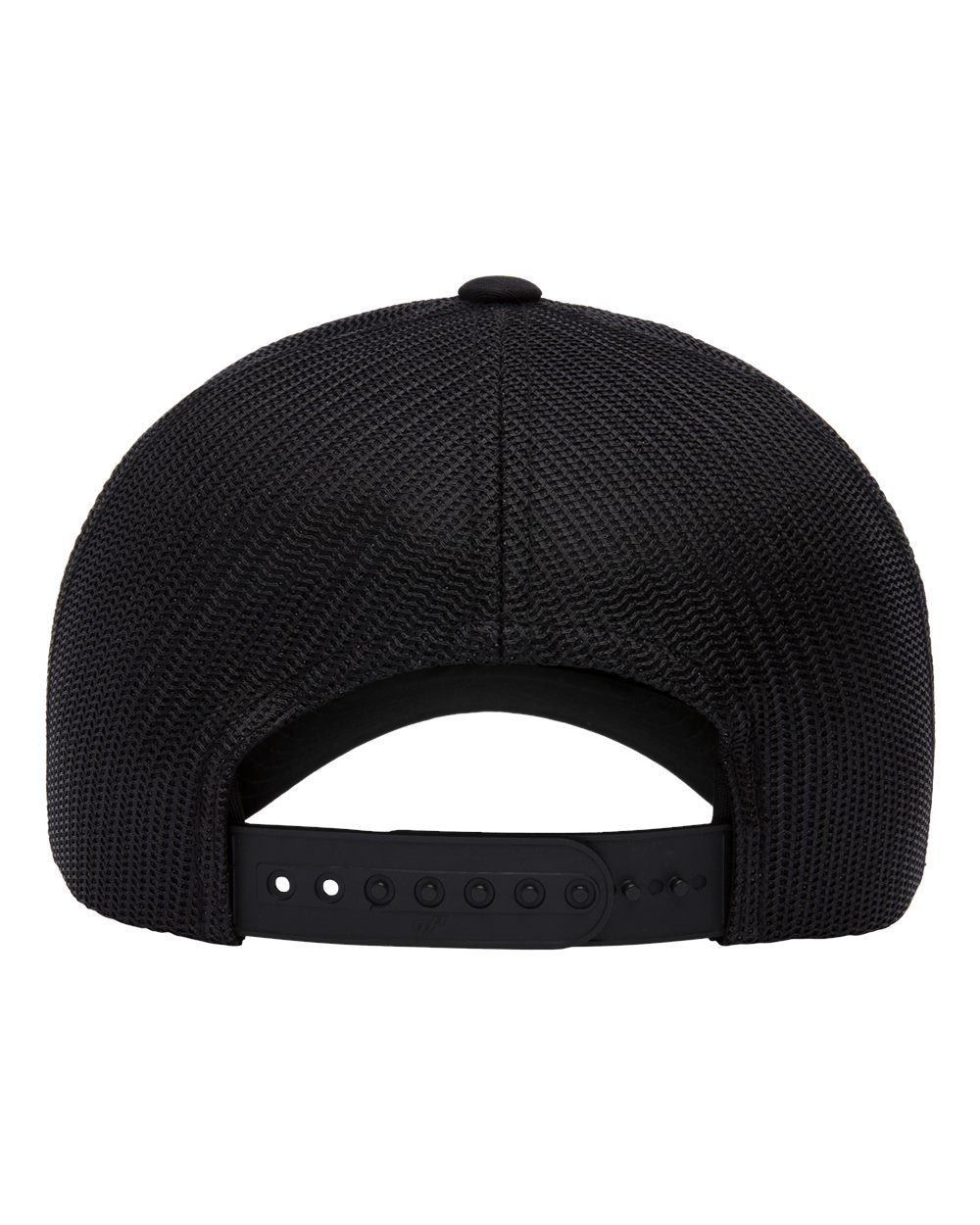 Front View of Black Elite Cap - 6601