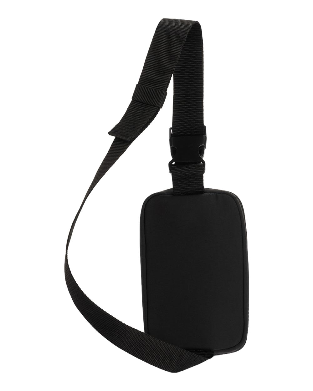 Rear View of Black Explorer Sling Bag - CCSB0 plain