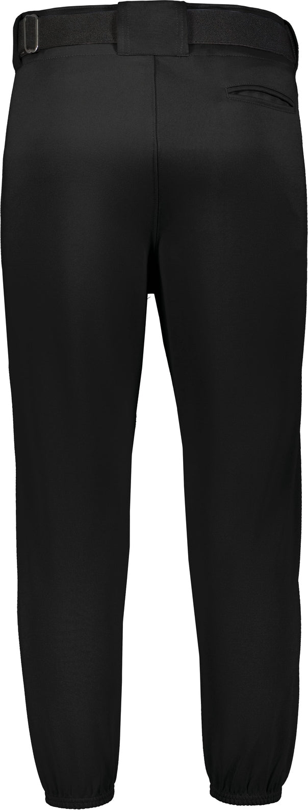 Rear View of BLACK GAMER CLASSIC BASEBALL PANT