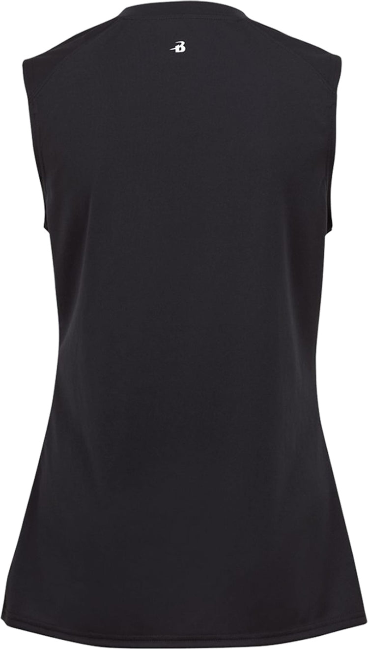 Rear View of BLACK GIRLS B-CORE SLEEVELESS TANK