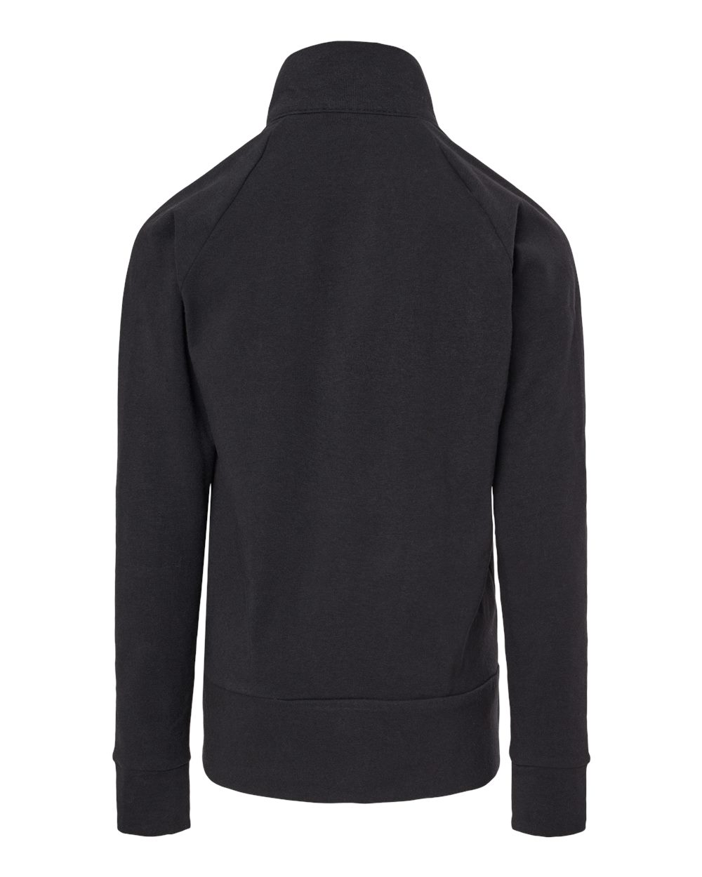 Front View of Black Girls' Practice Jacket - S89Y