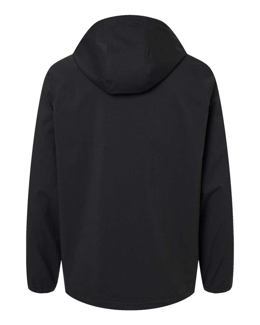 Front View of Black Go-To Utility DWR Full-Zip Jacket - A2007