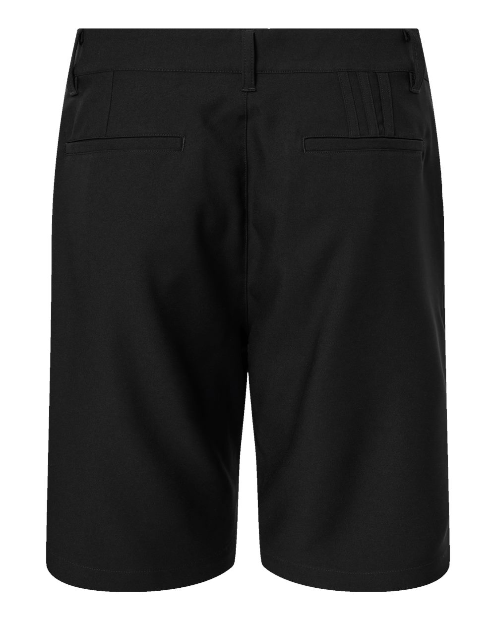 Front View of Black Golf Shorts - A2000