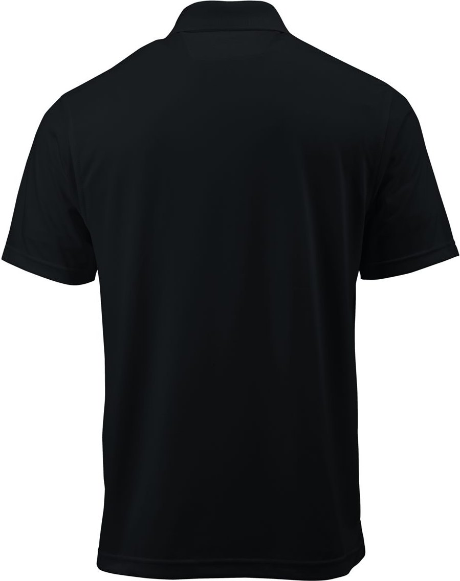 Rear View of Black Guardian Snag Proof Polo - 4001