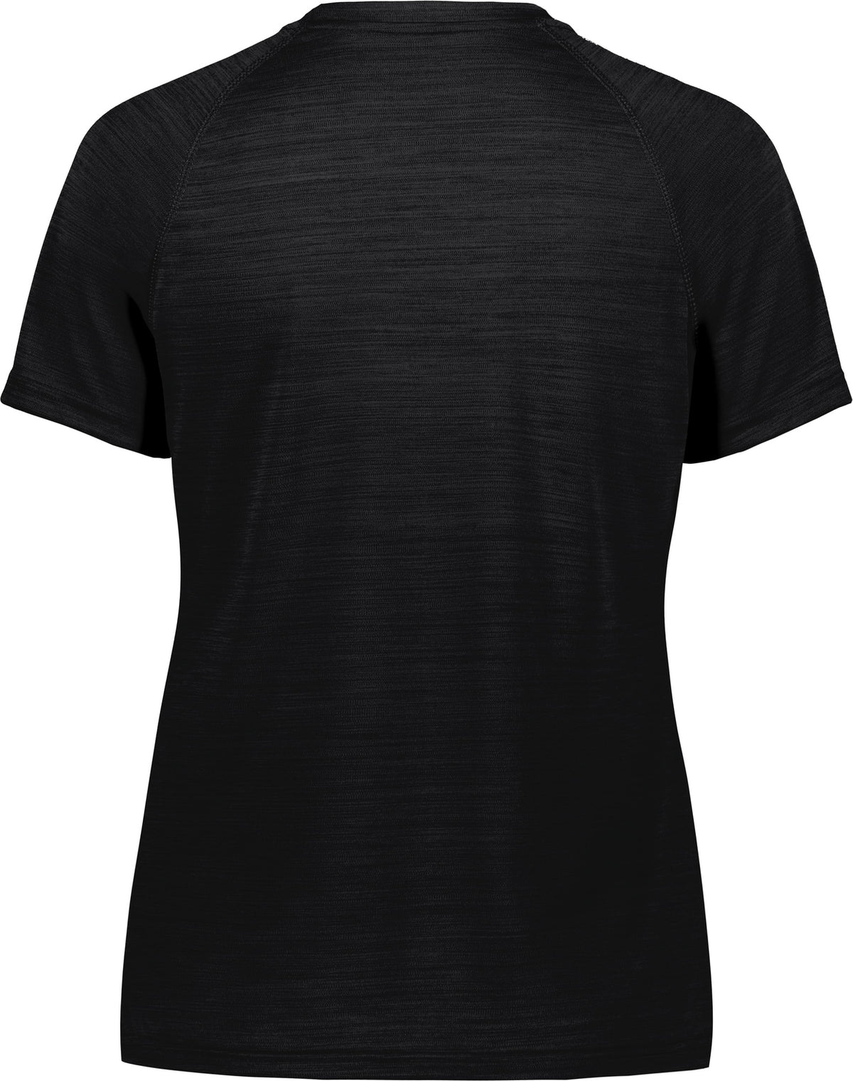Rear View of BLACK HEATHER LDS ALL-PRO TEE