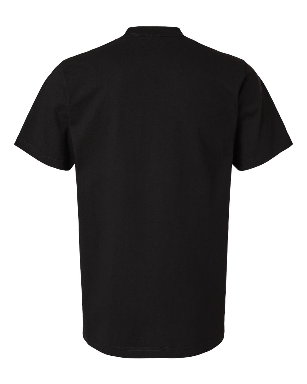 Front View of Black Heavyweight Street T-Shirt - 299