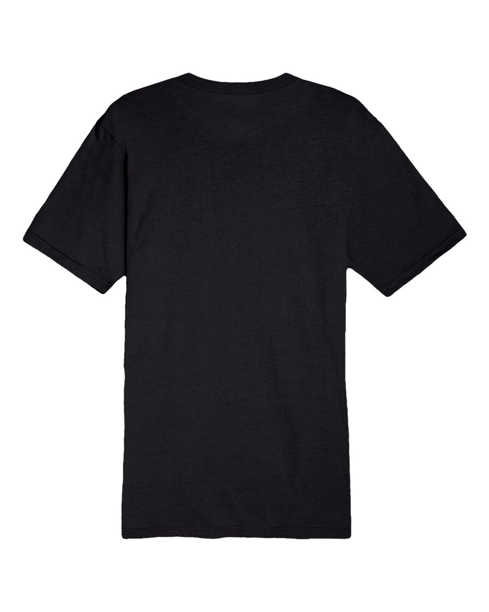 Front View of Black Heavyweight T-Shirt - LS15001