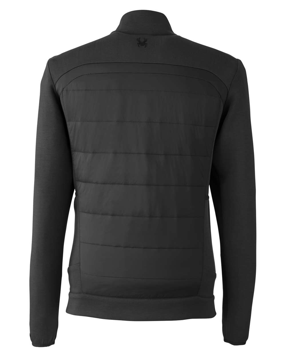 Rear View of Black Impact Full-Zip Jacket - S17977