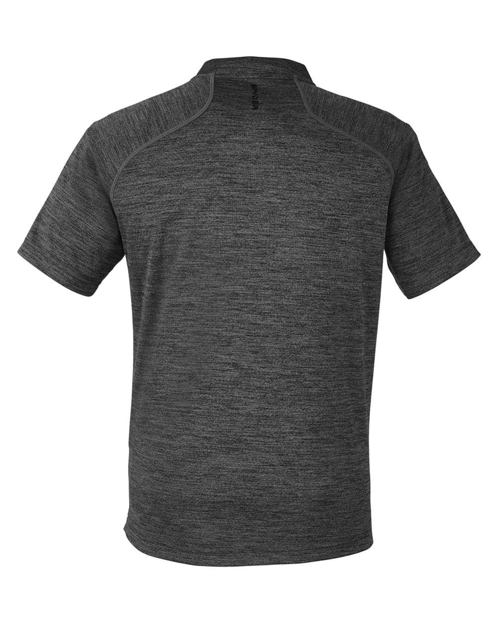 Rear View of Black Jasper Mission Blade Collar Polo - S17979