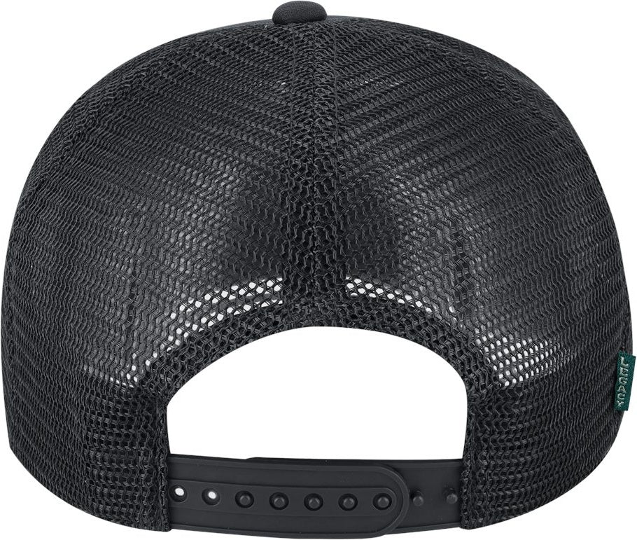 Front View of Black Laguna Cap - LTA