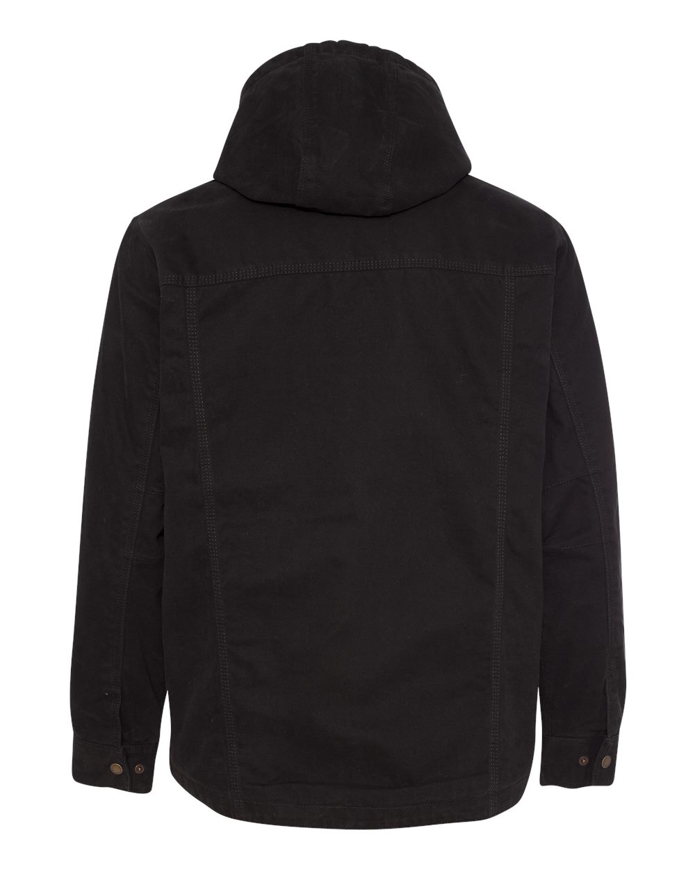 Front View of Black Laredo Boulder Cloth™ Canvas Jacket with Thermal Lining - 5090