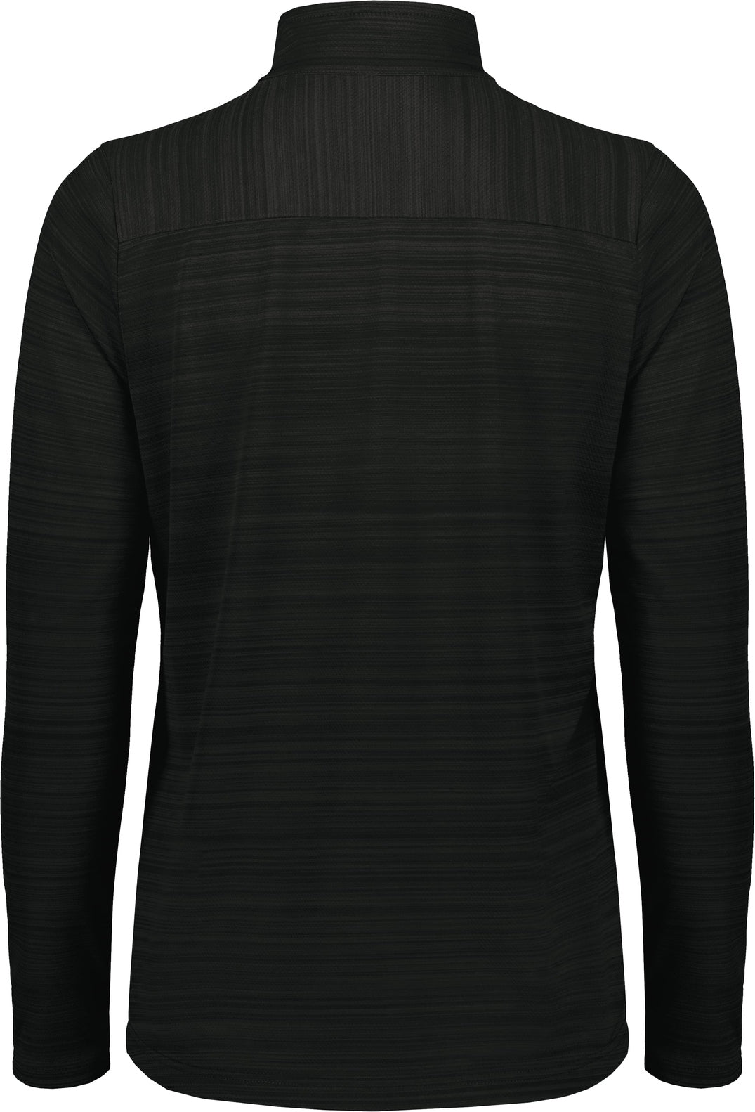 Rear View of BLACK LDS PURSUIT 1/2 ZIP PULLOVER