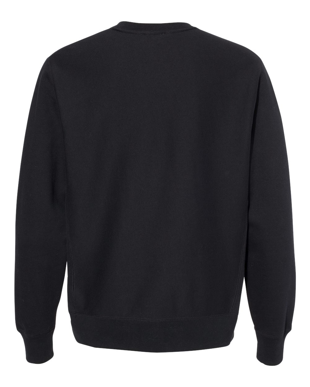 Front View of Black Legend - Premium Heavyweight Cross-Grain Crewneck Sweatshirt - IND5000C