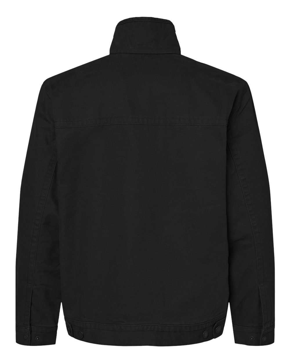 Front View of Black Maverick Boulder Cloth™ Jacket with Blanket Lining - 5028
