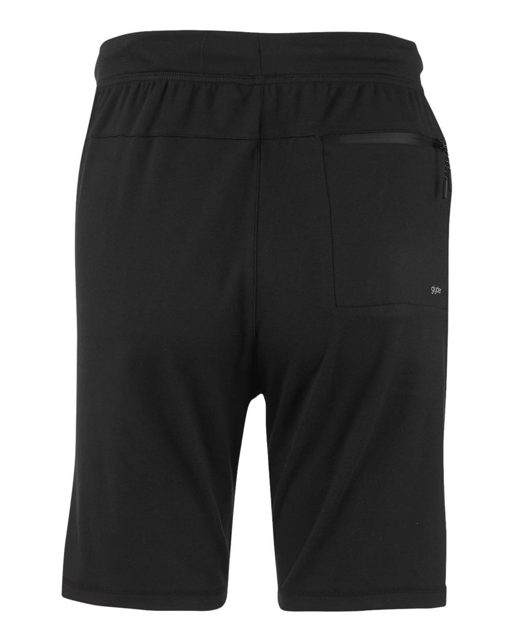 Rear View of Black Medalist Short - MDP1748