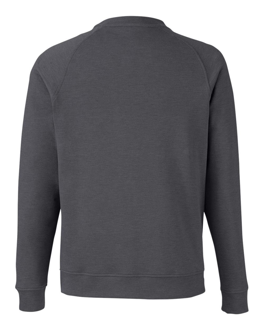 Front View of Black Melange Men's New Classics® Charleston Pullover - DG482