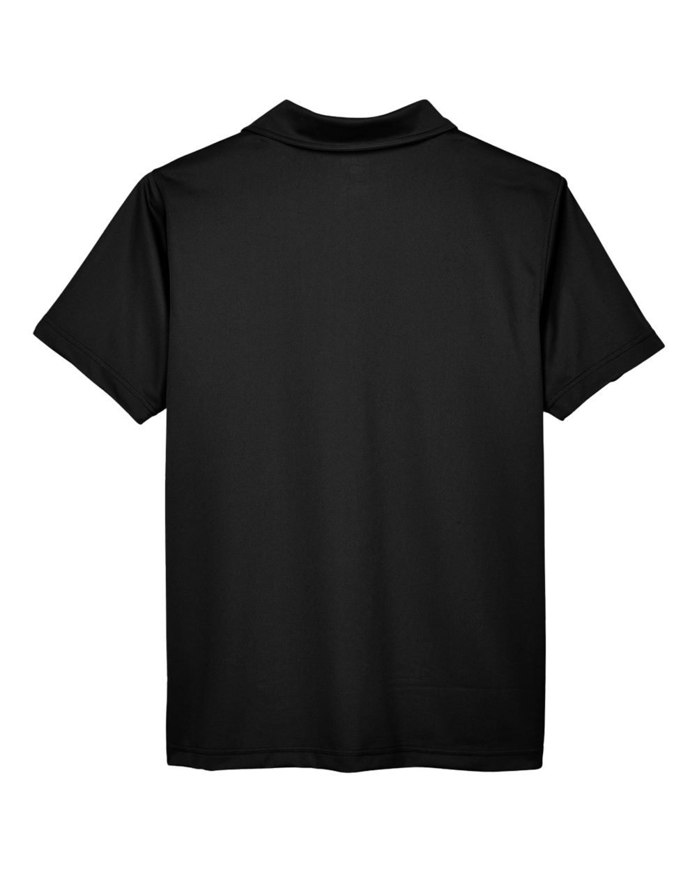 Front View of Black Men's Command Snag Protection Polo - TT21