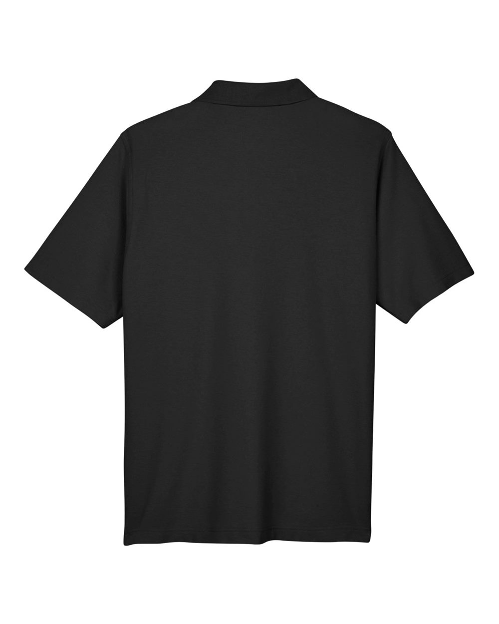 Front View of Black Men's DRYTEC20™ Performance Polo - DG150