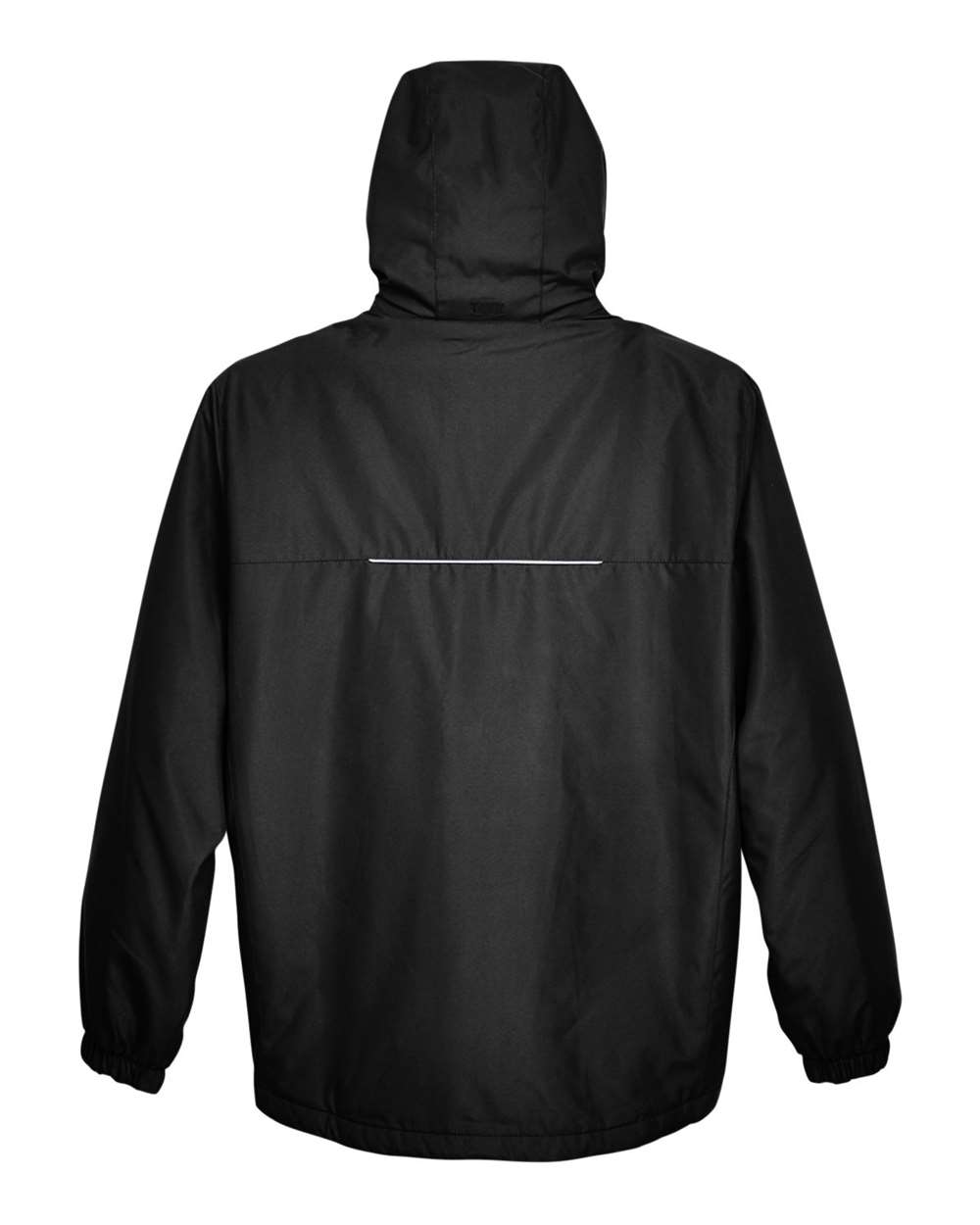 Front View of Black Men's Tall Brisk Insulated Jacket - 88189T