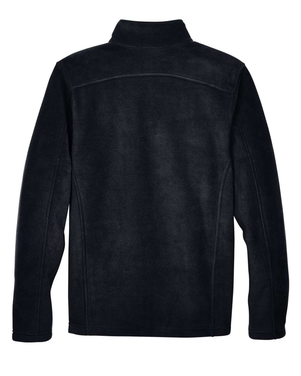 Front View of Black Men's Tall Journey Fleece Jacket - 88190T