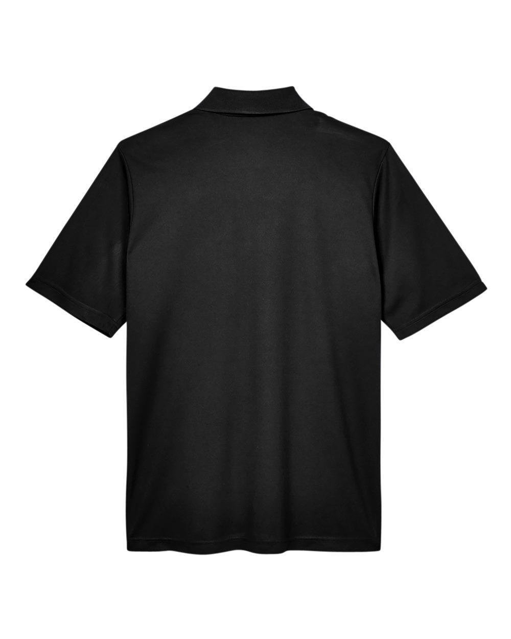Front View of Black Men's Tall Origin Performance Piqué Polo - 88181T