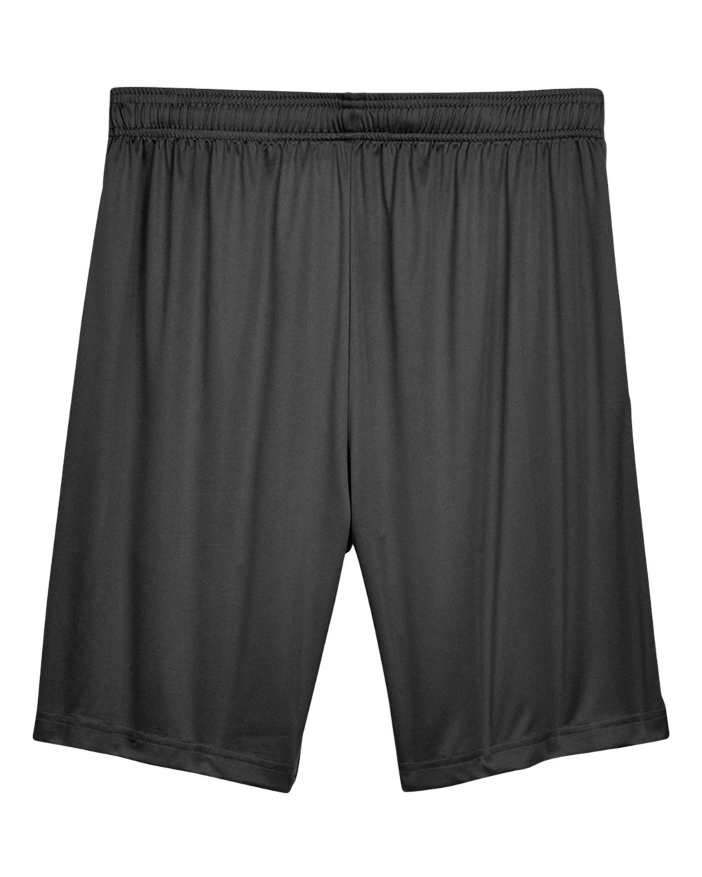 Front View of Black Men's Zone Performance Shorts - TT11SH