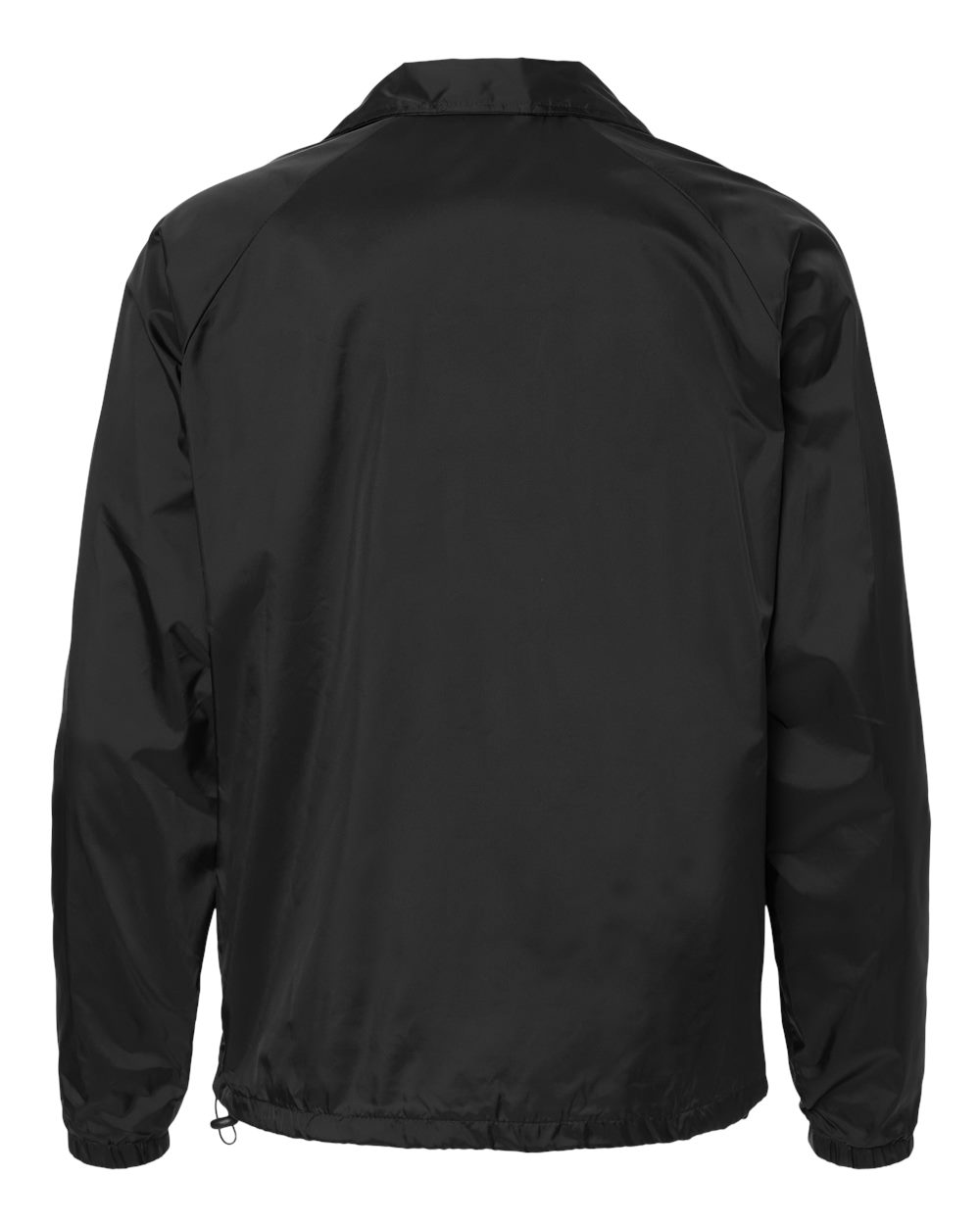 Front View of Black Mentor Coach's Jacket - 9718
