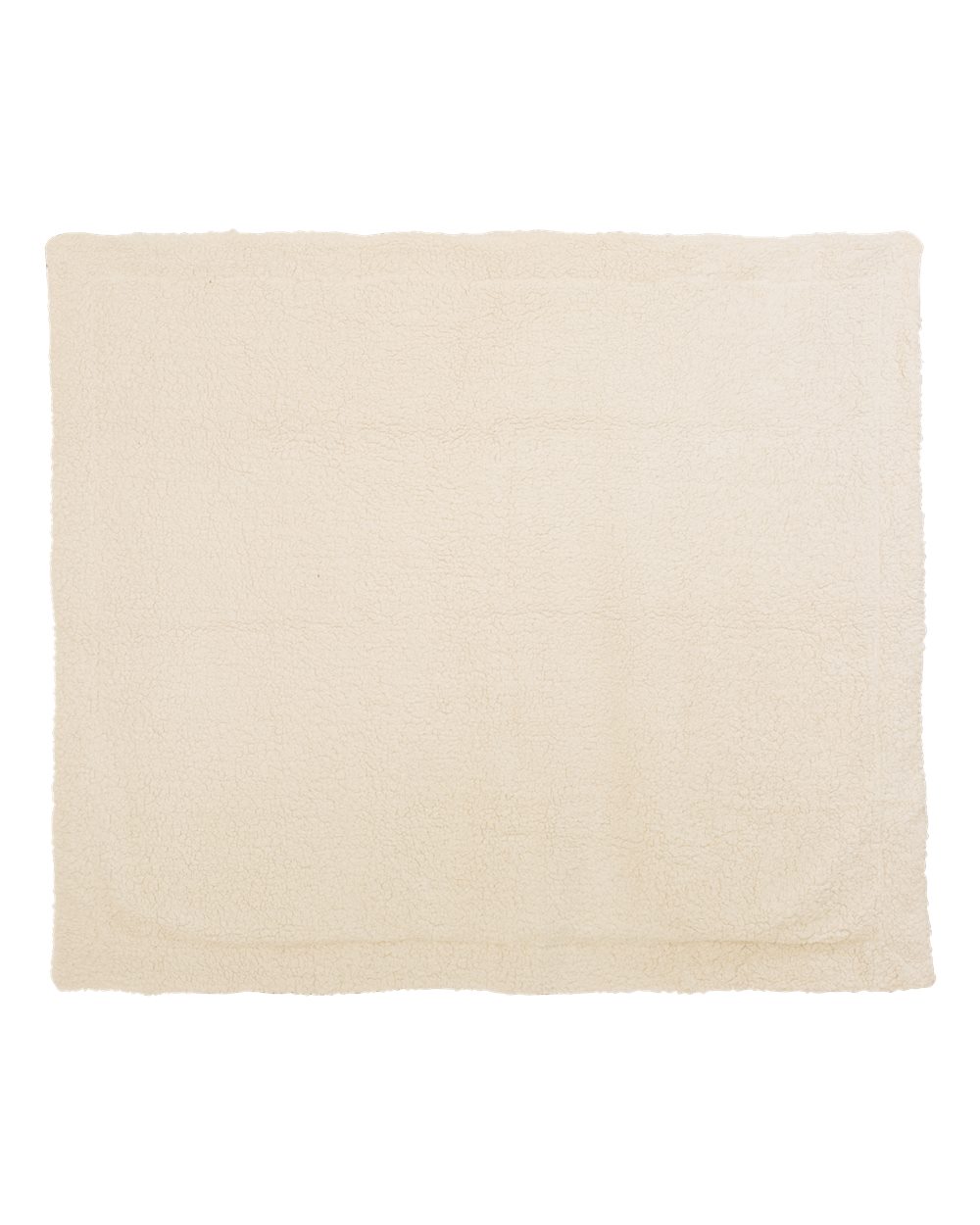 Front View of Black Micro Mink Sherpa Blanket - 8712