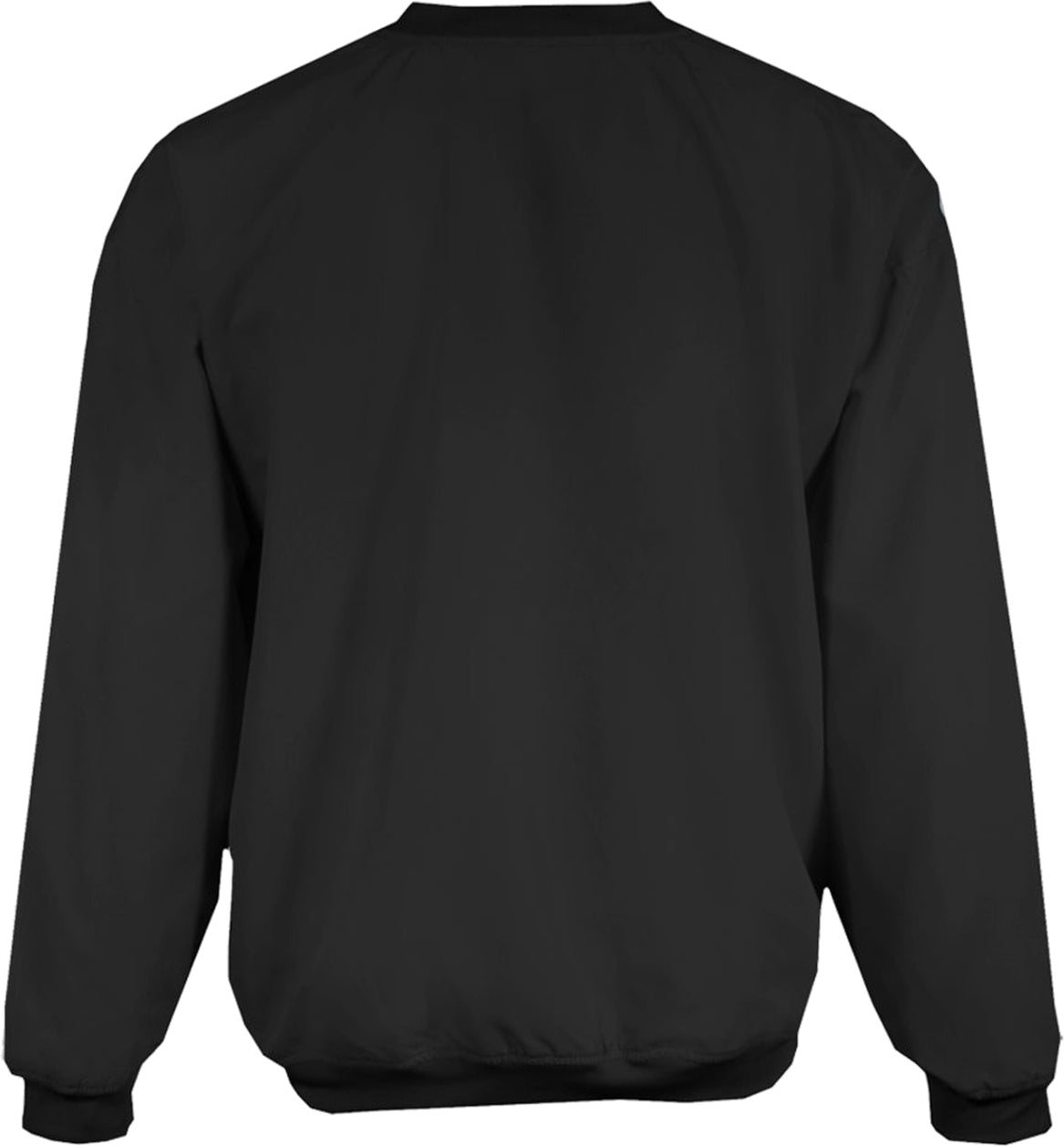 Rear View of BLACK MICROFIBER WINDSHIRT