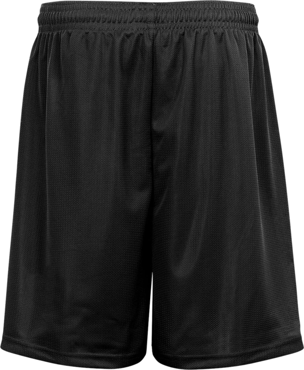 Rear View of BLACK MINI MESH SHORT