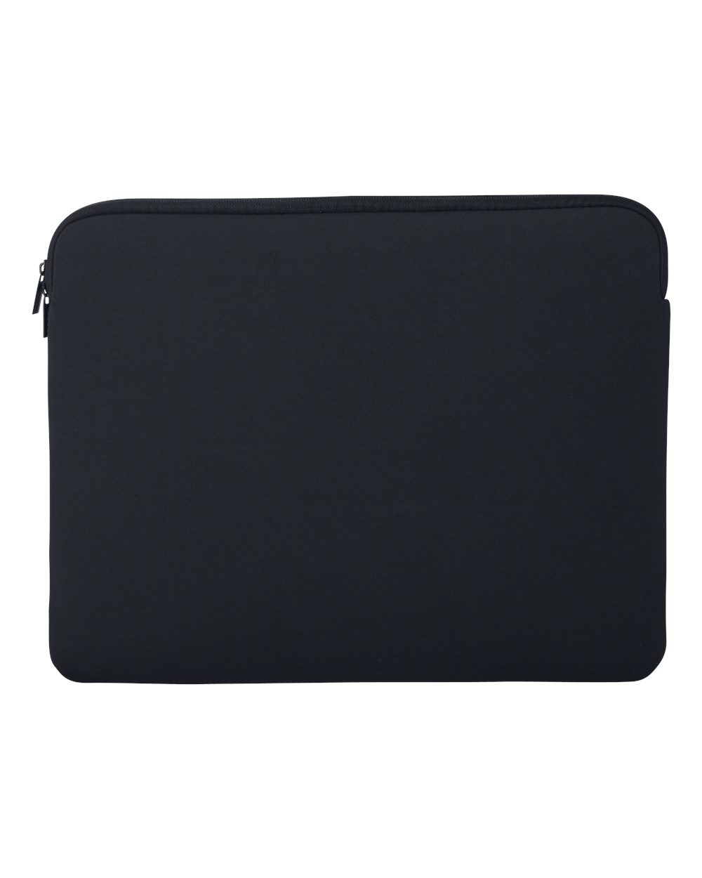 Rear View of Black Neoprene 15" Laptop Sleeve - 1715