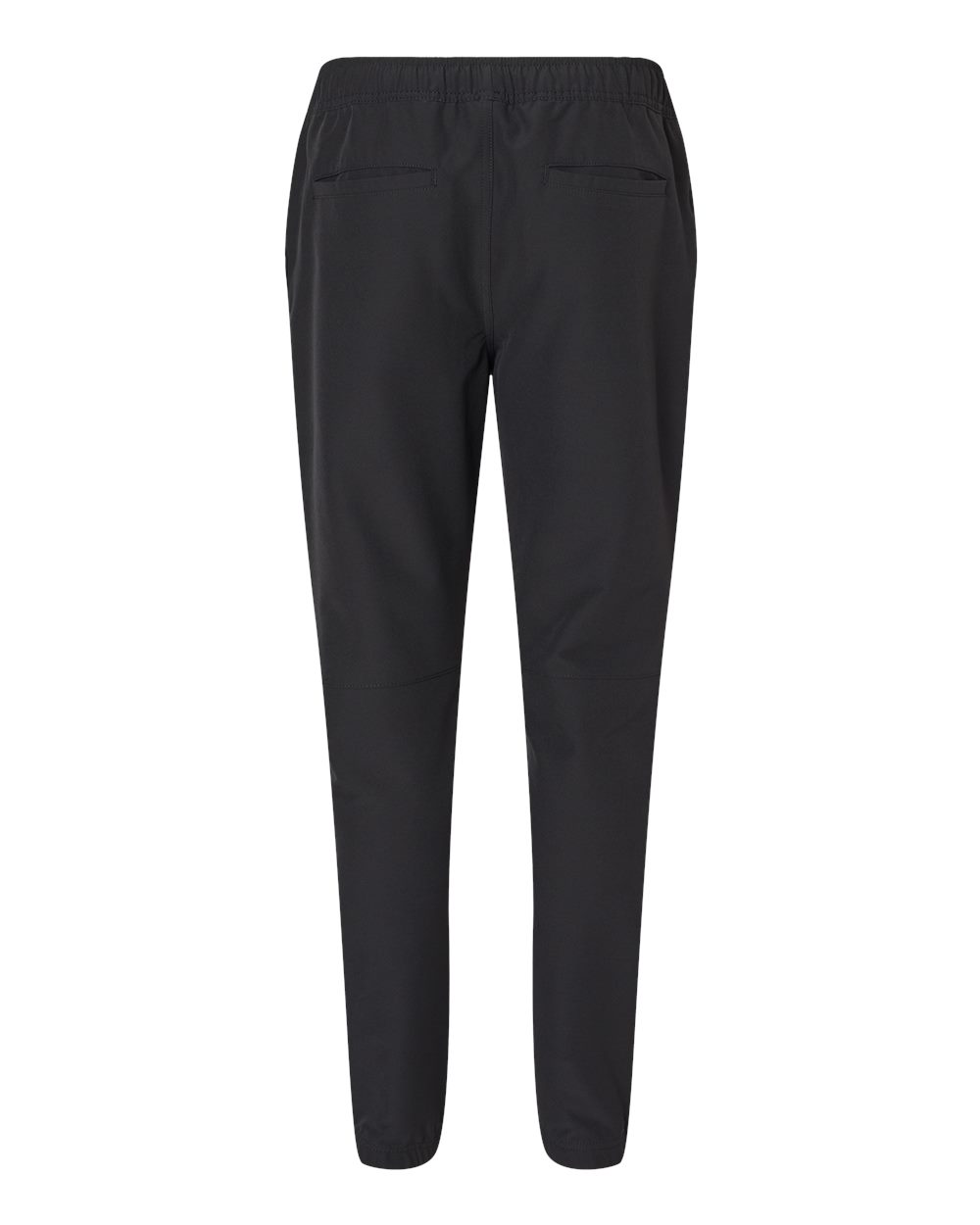 Front View of Black Perfect Jogger - 8888