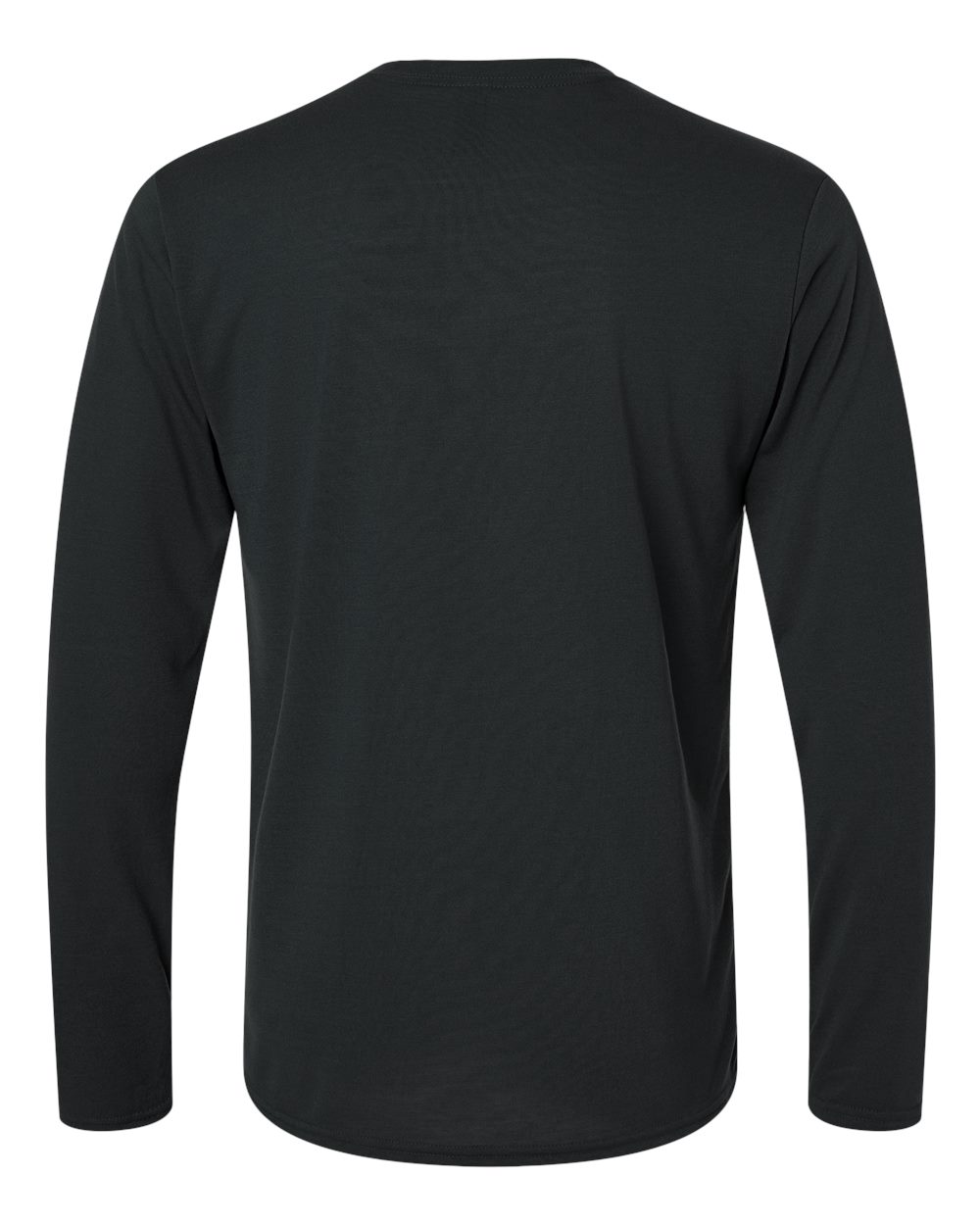 Front View of Black Performance® Long Sleeve T-Shirt - 42400