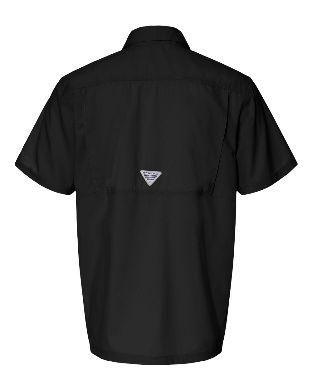 Front View of Black PFG Slack Tide™ Camp Shirt - 212484