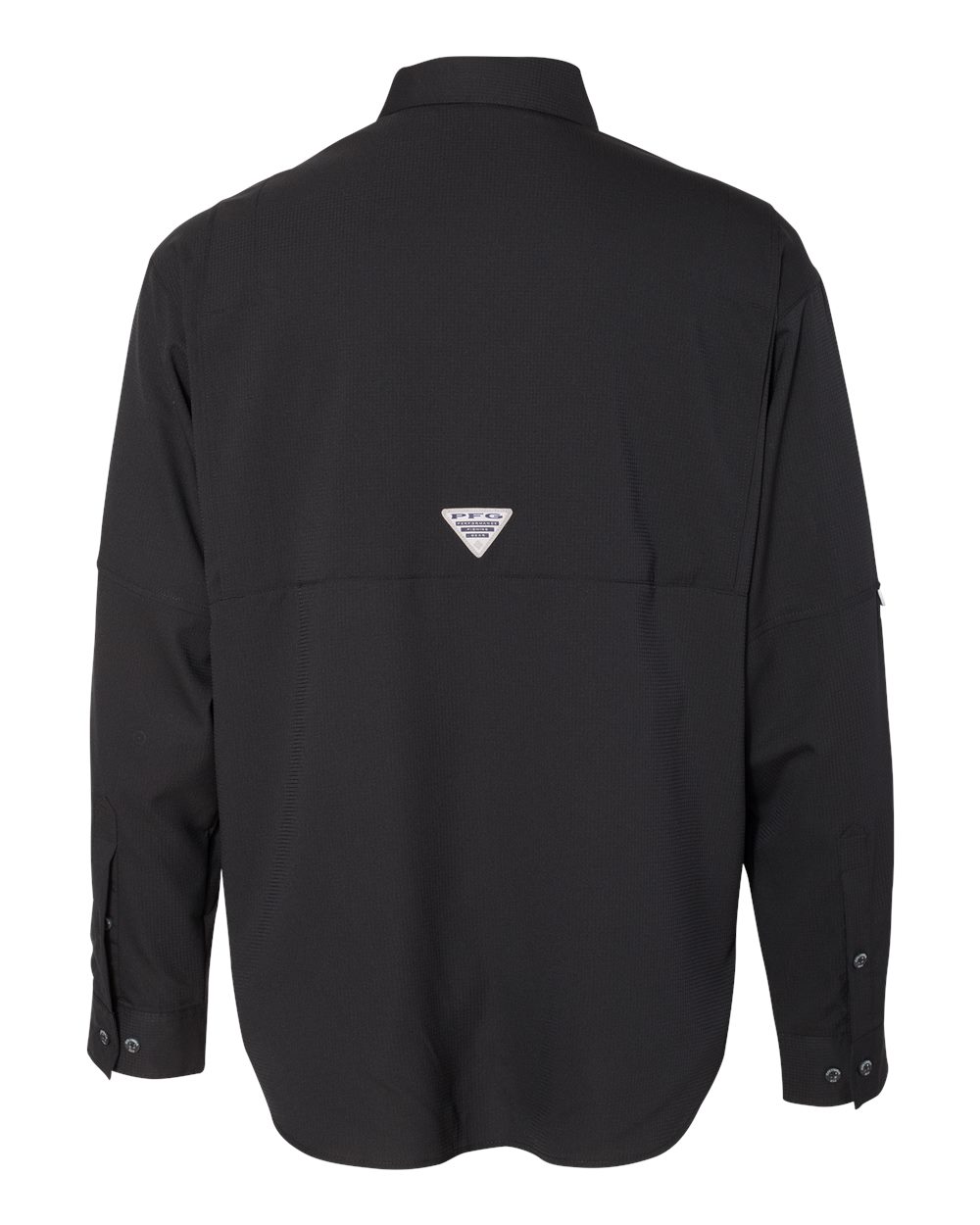 Front View of Black PFG Tamiami™ II Shirt - 212467