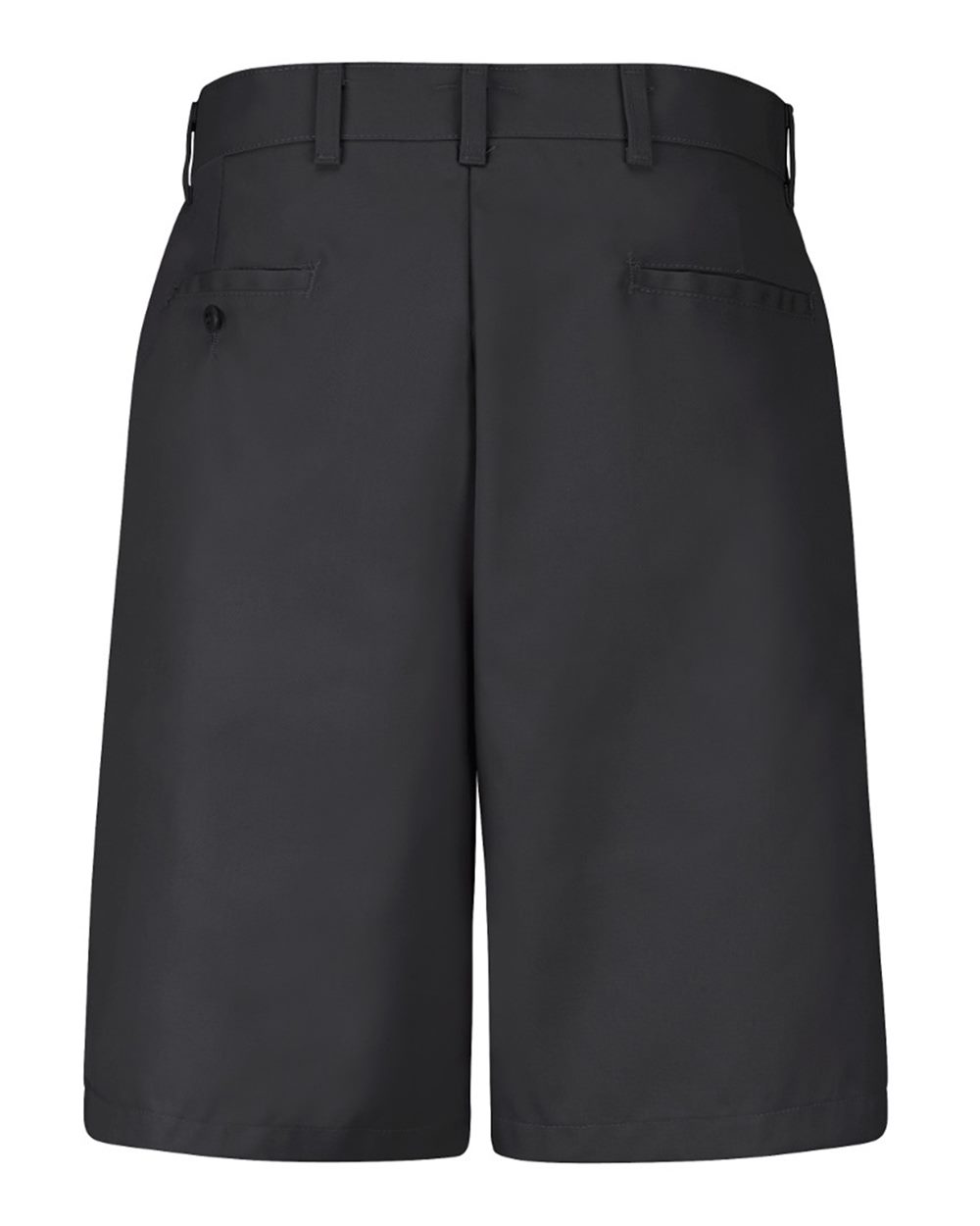 Front View of Black Plain Front Shorts - Odd Sizes - PT26ODD