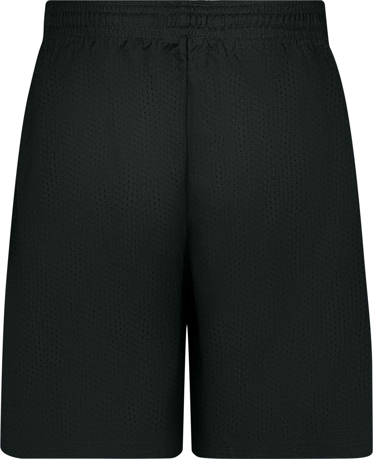Rear View of BLACK POCKETED MESH SHORT