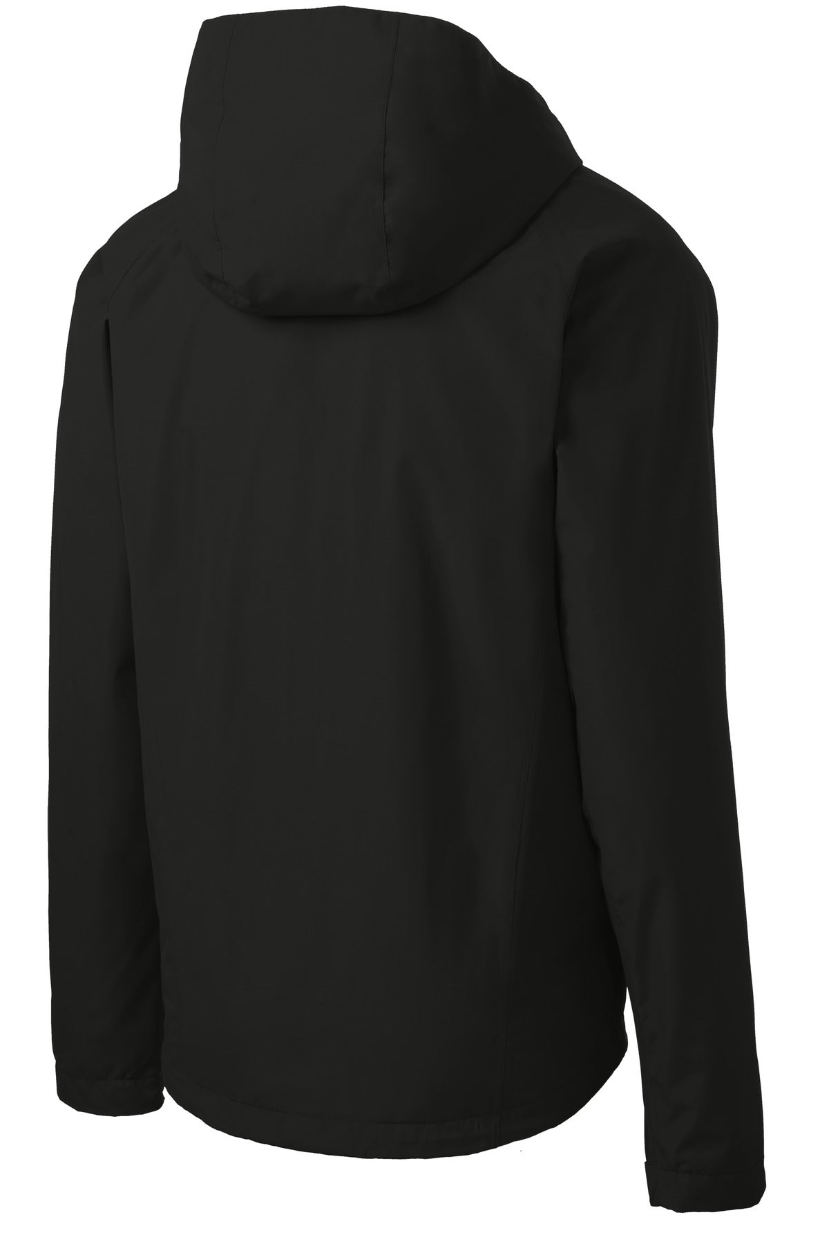 Front View of Black Port Authority Tall Torrent Waterproof Jacket TLJ333