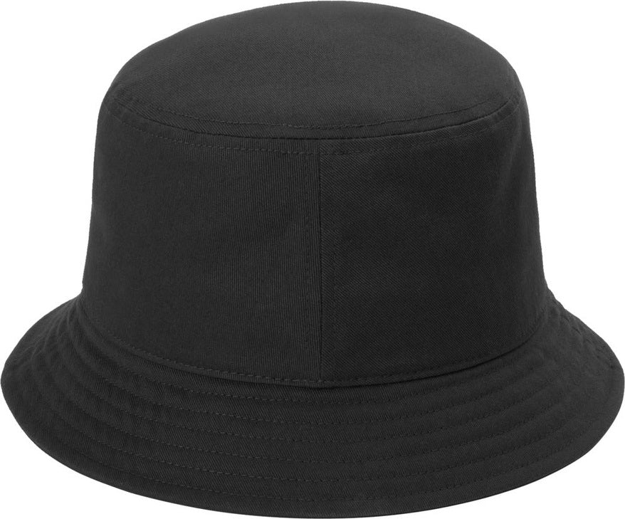 Black Port Authority Twill Short Brim Bucket Hat C976